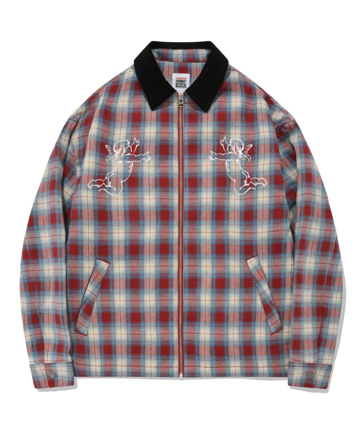 VSW Angel Check Jacket Red