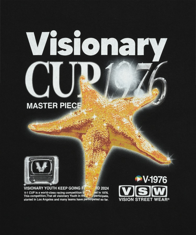 VSW Golden Star T-Shirts Black